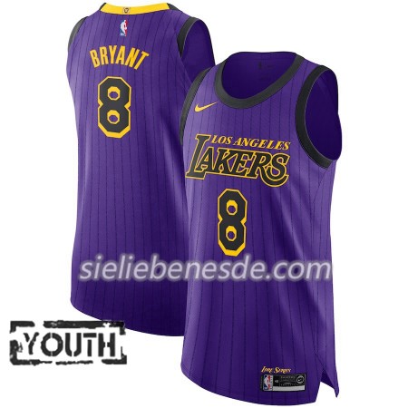 Kinder NBA Los Angeles Lakers Trikot Kobe Bryant 8 2018-19 Nike City Edition Lila Swingman